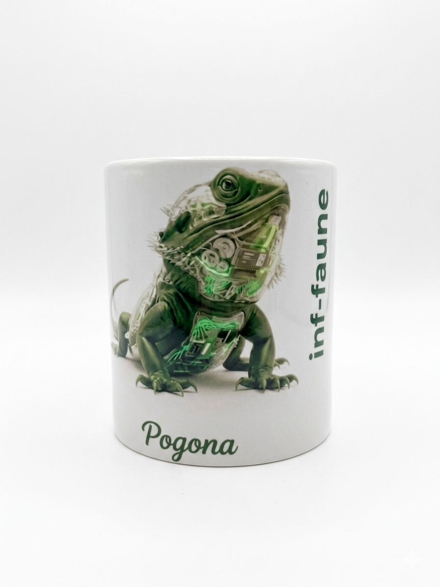 MUG INF'FAUNE "POGONA" Version Futuriste