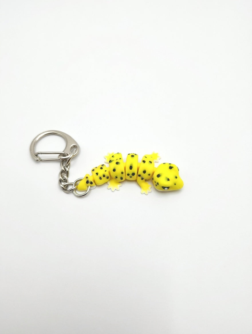 Porte-Clé Mini Gecko Articulé 3D