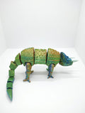 Figurine Articulée Caméléon Cornu 3D