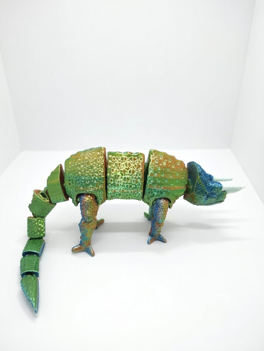 Figurine Articulée Caméléon Cornu 3D