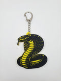 Porte-Clé Cobra 3D Noir et Jaune